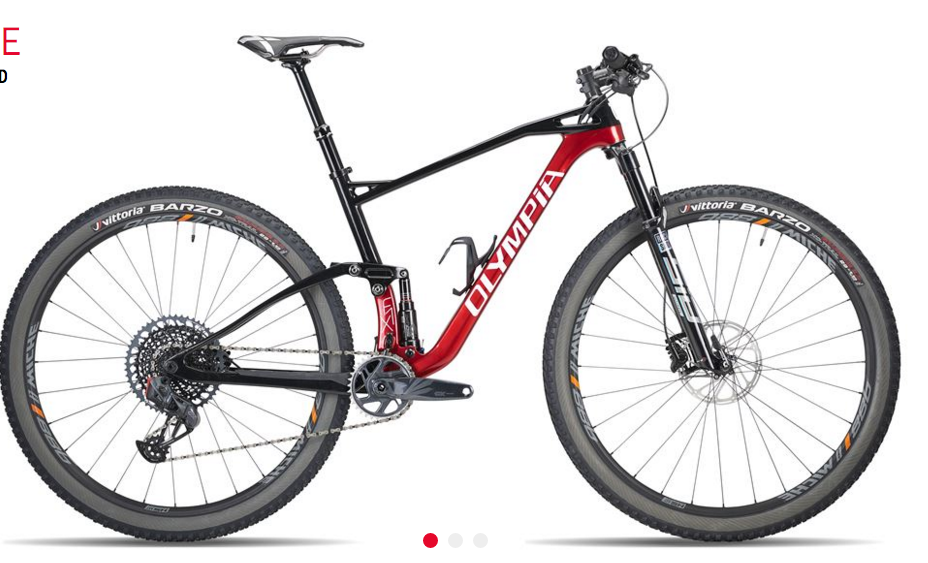 OLYMPIA COMPLETE BIKE F1-X Carbon - SRAM SXE  Size XL Red/Black