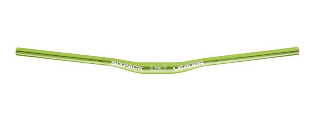 SIXPACK-RACING Handlebar LEADER 31.8x750mm Electric Green (201513)