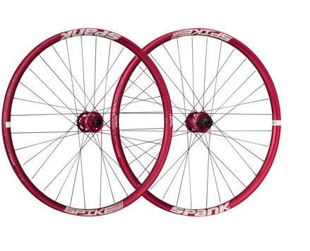 SPANK Wheelset SPIKE RACE 33 27.5" Disc (20x110mm / 12x150mm) Red (C08R3312240ASPK)