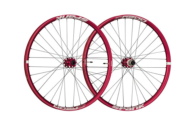 SPANK Wheelset OOZY TRAIL 345 27.5" Disc (15x100mm / 12x142mm) Red (C08OT342140ASPK)