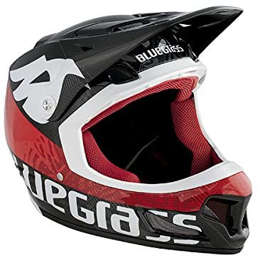 BLUEGRASS Helmet BRAVE Size M Black/Red Glossy (3HELG08M0NR)