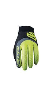 FIVE Pairs Gloves  XR-PRO FLUO Yellow Size M (C0120043309)