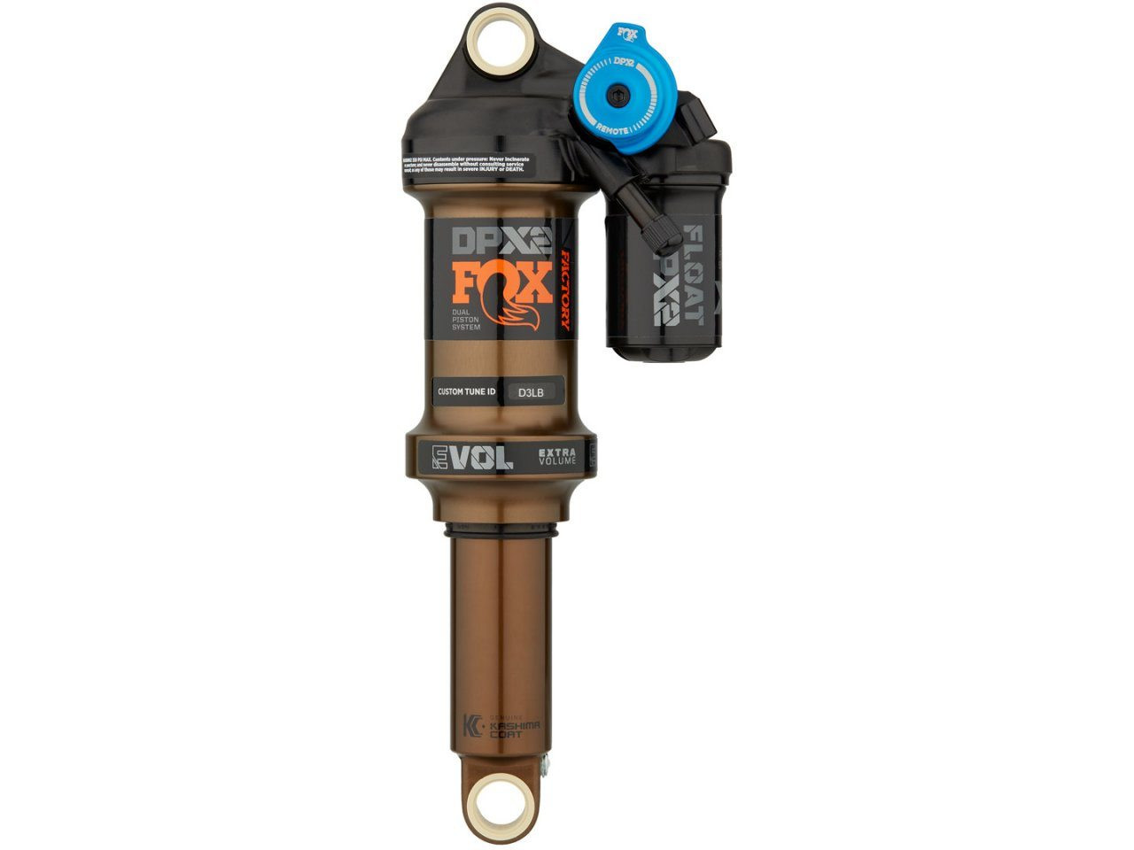 FOX RACING SHOX 2021 Rear Shock FLOAT DPX2 FACTORY 200x51mm 2Pos-Adj EVOL LV Remote (973-01-303)