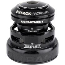 SIXPACK-RACING Headset DEPARTMENT 2in1 Black (811706)