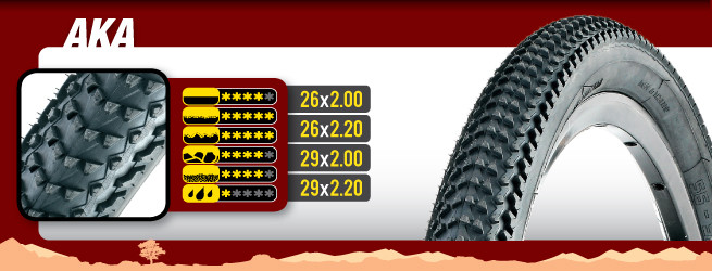 GEAX Tyre AKA TNT 29x2.20 (56-622) folding black (112.3A9.32.56.611HD)
