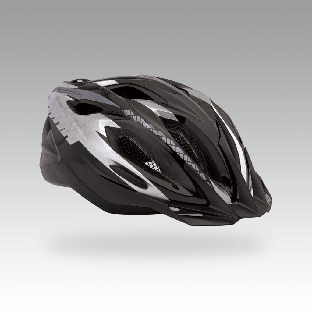 MET Helmet Xilo - Unisize (54 - 61cm) - Black