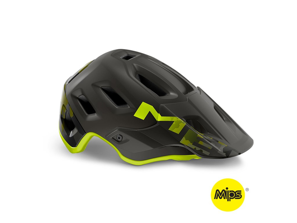 MET Helmet MTB ROAM MIPS Camo Lime Green/Matt Size S (3HM115CE00SCA1)