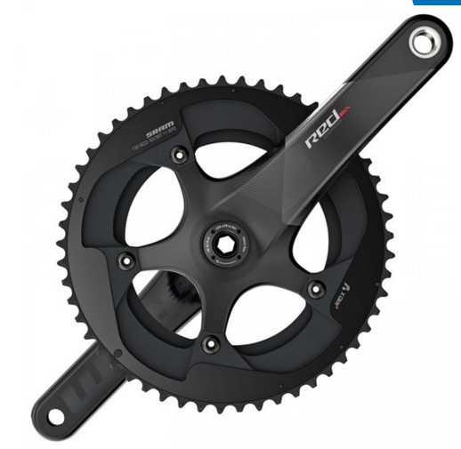 SRAM Chainset RED 11sp Carbon GXP 53/39T Yaw 175mm w/o BB Black (00 6118 382 004)