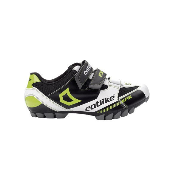 CATLIKE MTB Shoes SCHEME White/Black/Green Neon Matt Size 38 (9020201614-38)