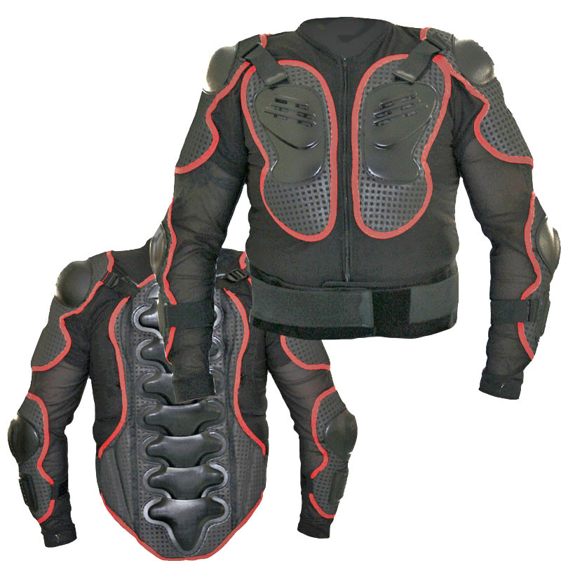SHOCK THERAPY NEW Body Armor Exxcalibur Lite Size L Black/Red (80689/L)