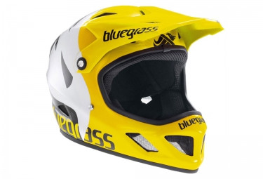 BLUEGRASS Helmet BRAVE FACTORY Yellow/White Size L (BG3HELG02L0GI)