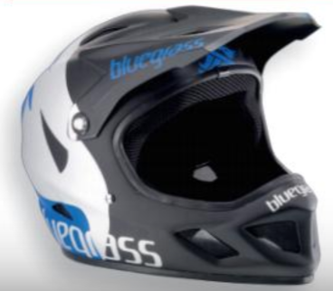 BLUEGRASS Helmet BRAVE FACTORY White/Black/Blue Size XL (BG3HELG02XLBU)