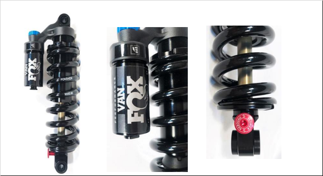 FOX RACING SHOX Rear Shock VAN Performance 215.9x63.5mm Black (Spring LBS 500)