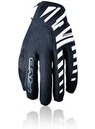 FIVE Pairs Gloves Enduro Air Black/White Size M9 (C0320030209)