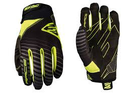 FIVE Pairs Gloves RACE Fluo Yellow Size M (C0517016509)