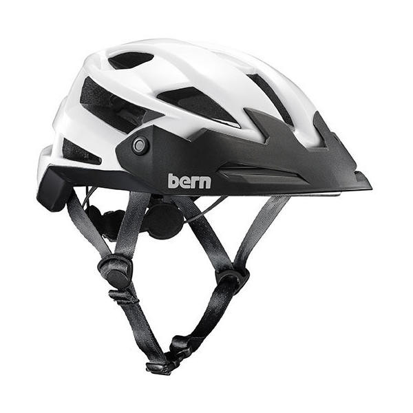 BERN Helmet FL-1 Trail White Shiny Size S (BM12ZGWHT01)