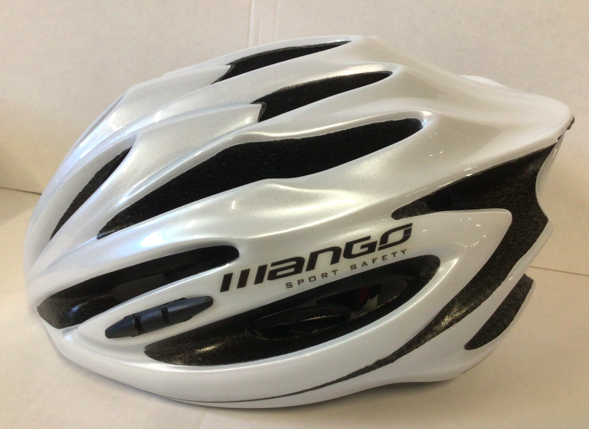 MANGO Helmet MONZA Size L/XL White (MZ-W043) (56-62cm) 