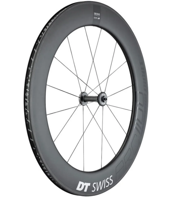 DT SWISS FRONT Wheel ARC1100 Carbon DICUT 80 Clincher 700C (9x100mm) (WARC110AAQXCA04417)