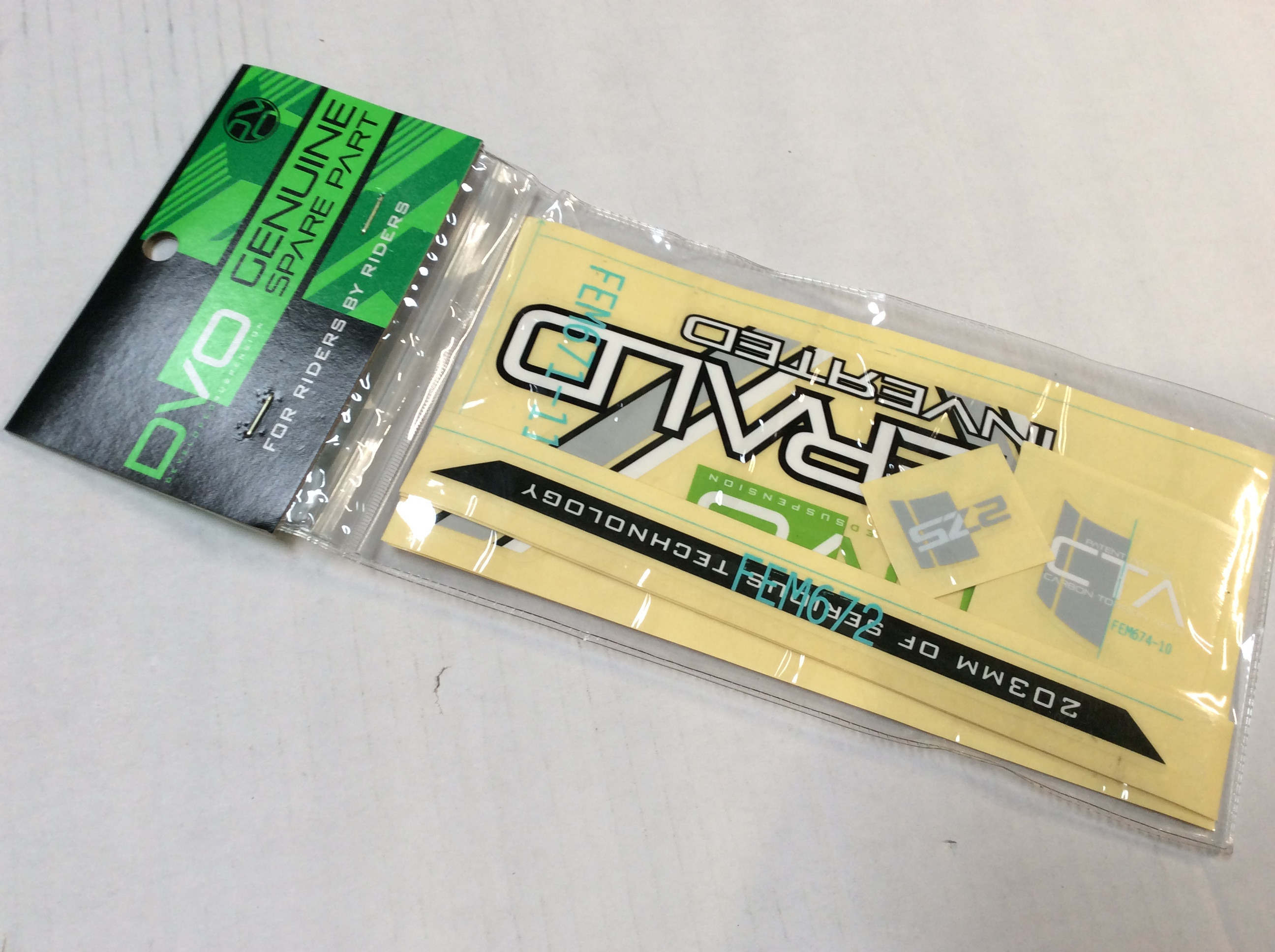 DVO Emerald Sticker Kit 27.5" (141919-275)