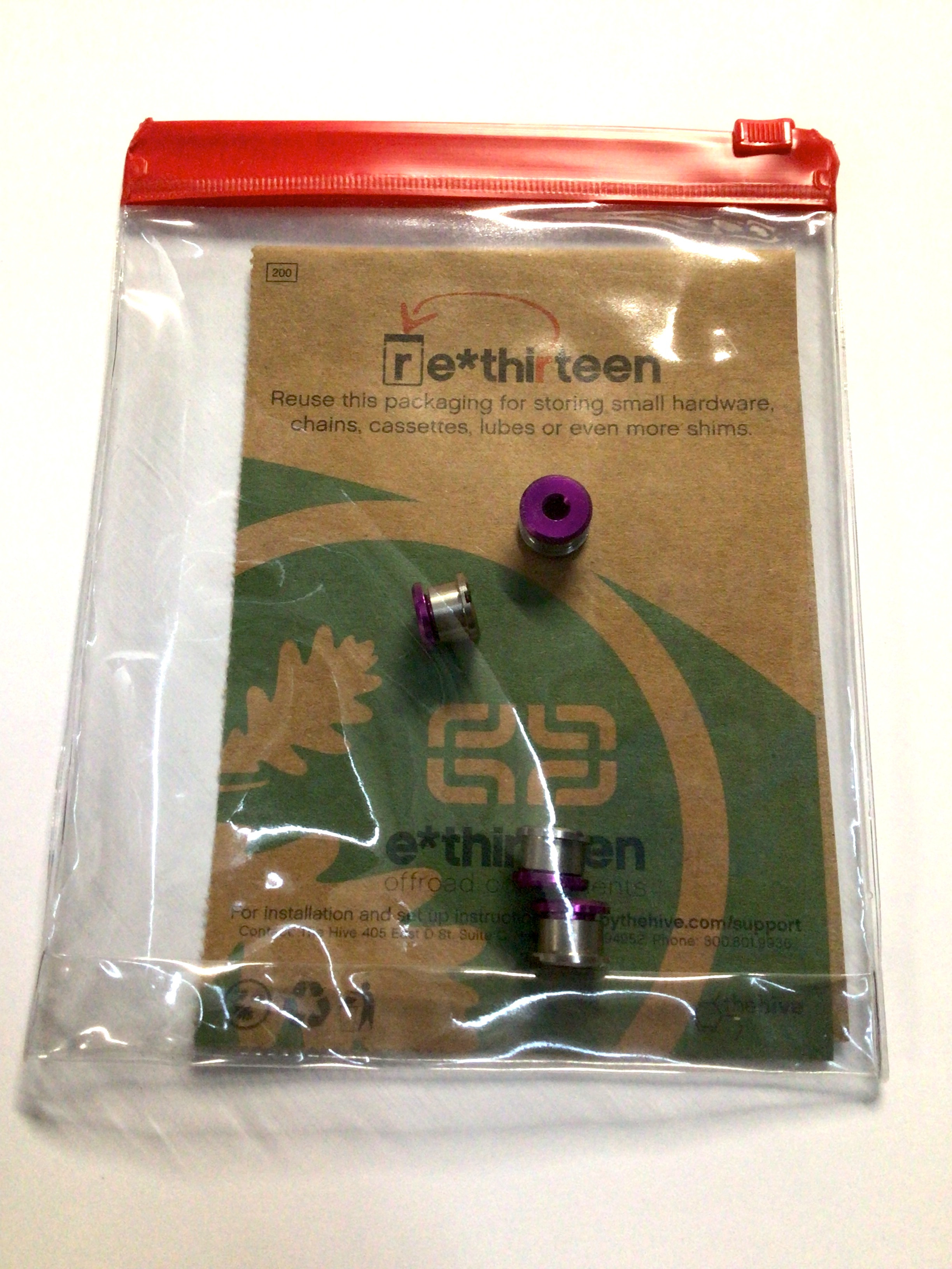 E-THIRTEEN Chainring Bolts Purple (CB.05.06.P)