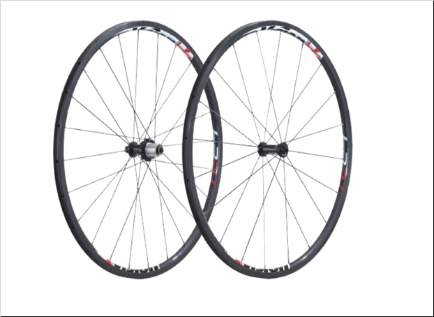 VISION Wheelset TRIMAX Carbon TC24 633X23/27 (9x100mm/9x130mm) Shimano Red /White