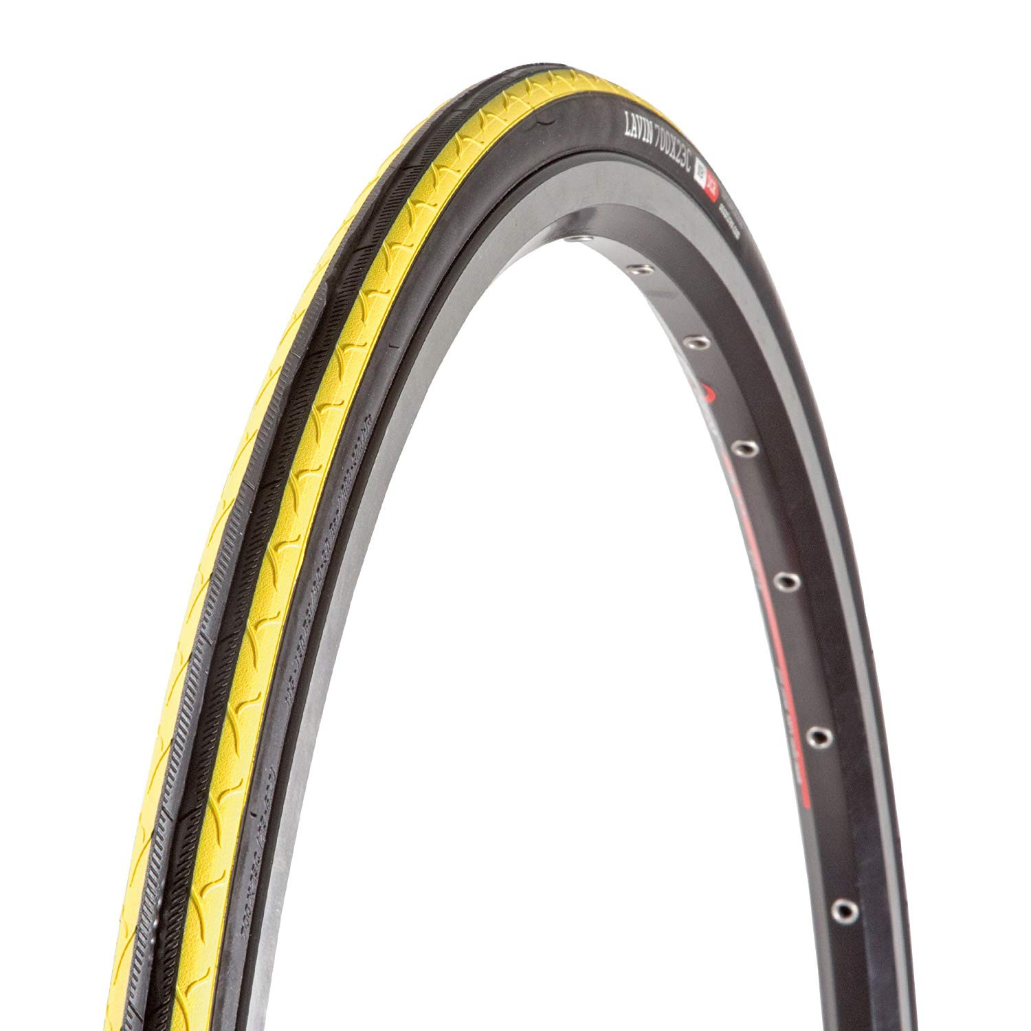 ONZA Tire LAVIN 700x23c Wire Black/Yellow (A1109365)
