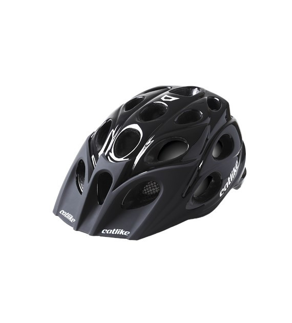 CATLIKE Helmet LEAF Black Gloss Size M (0151016MDCV)