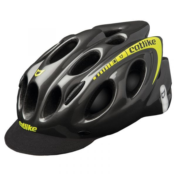 CATLIKE Helmet KOMPACT'O Urban Grey/Yellow Fluor Size M (0133001MDCV)
