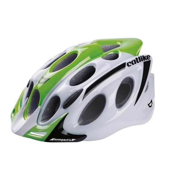 CATLIKE Helmet KOMPACT'O White/Green/Black Size L (0116060LGCV)
