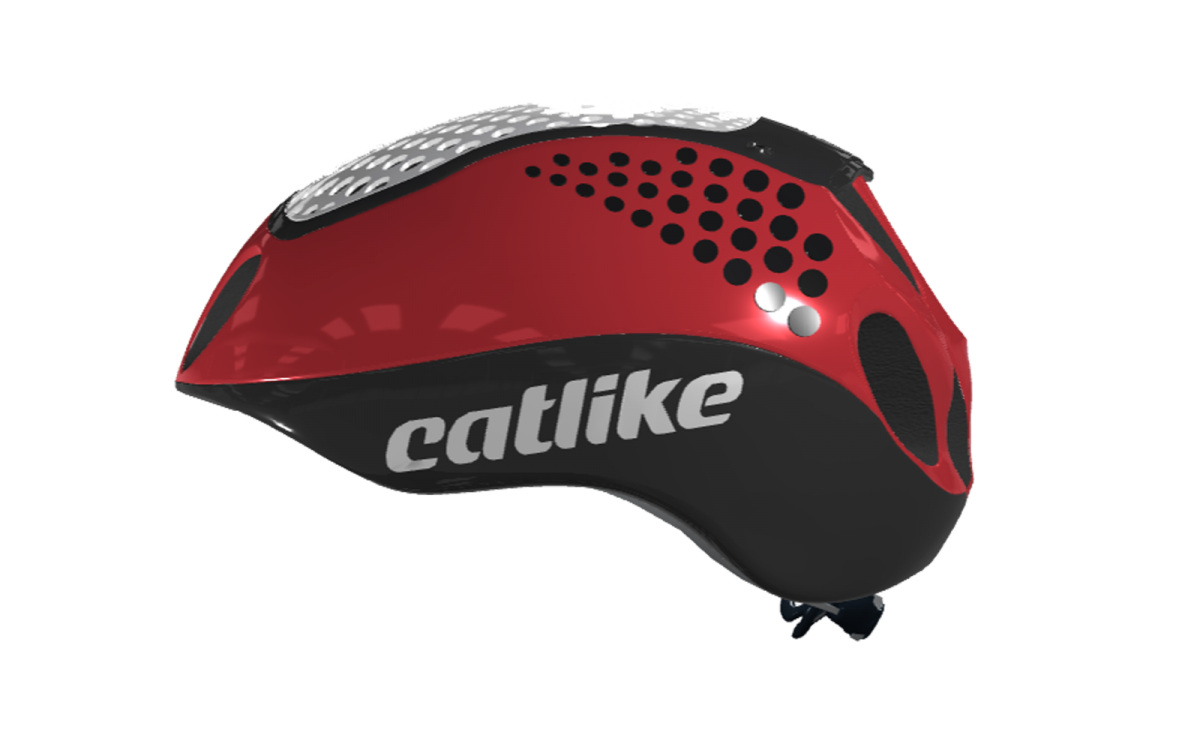 CATLIKE Helmet CLOUD 352 Black/Red/White Size S (0170049SMSV)