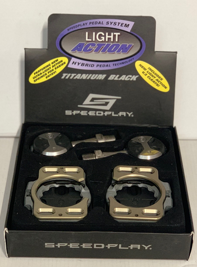 SPEEDPLAY Pair pedals LIGHT ACTION Titanium Black 