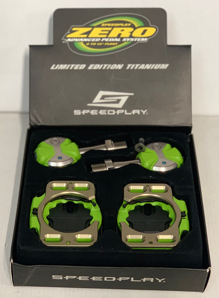 SPEEDPLAY Pair pedals ZERO Titanium Team Green 