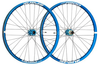 SPANK Wheelset OOZY Trail 395+ 29" Disc 6-bolts (15x100mm / 12x142mm) Blue (C08T3913130ASPK)