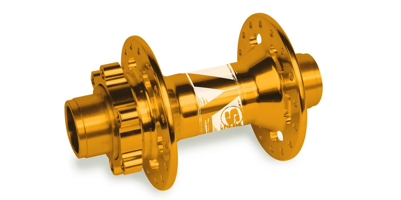 SIXPACK-RACING FRONT Hub VICE 20mm (2in1) 32H Nugget-Gold (301406)