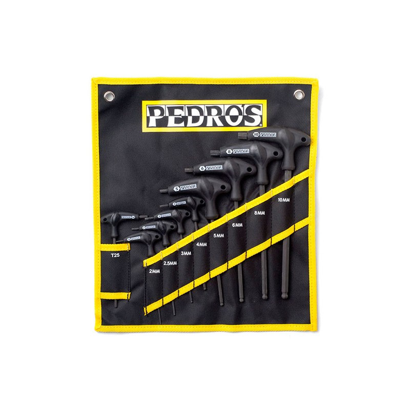 PEDRO'S Pro T/L Handle Hex Wrench Set - 9 piece (6451551)