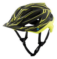 TROY LEE DESIGNS Helmet A2 w/Mips Pinstripe Black/Yellow Size XS/S (A3117048.XS)