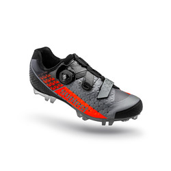 SUPLEST Shoes EDGE3 Performance Crosscountry BOA IP1 Carbon Composite Black/Grey/Neon Orange Size 39 (A1417050.39)