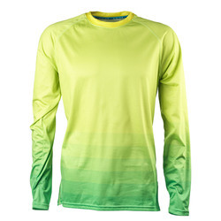 YETI Men's Jersey ALDER Long Sleeve Lime / Green Flash Ombre Size L (A2617609.L)