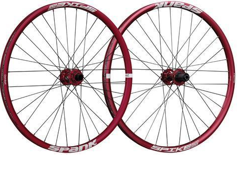 SPANK Wheelset SPIKE RACE 28 27.5" Disc (20x110mm / 12x135mm) Red (C08SR282140ASPK)