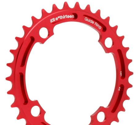 E-THIRTEEN Chainring Guidering 39T (4mm) Red Rocket Anodised (CR.39.R)