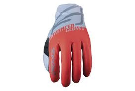 FIVE Pairs Gloves XR-LITE -SPLIT FLUO Red/Grey Size L (C0120068410)
