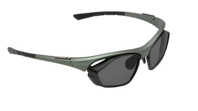 SWISS EYE Sunglasses SENSE 3.0 Grey Metallic Matt / Black-Spare Lens Orange (12763)