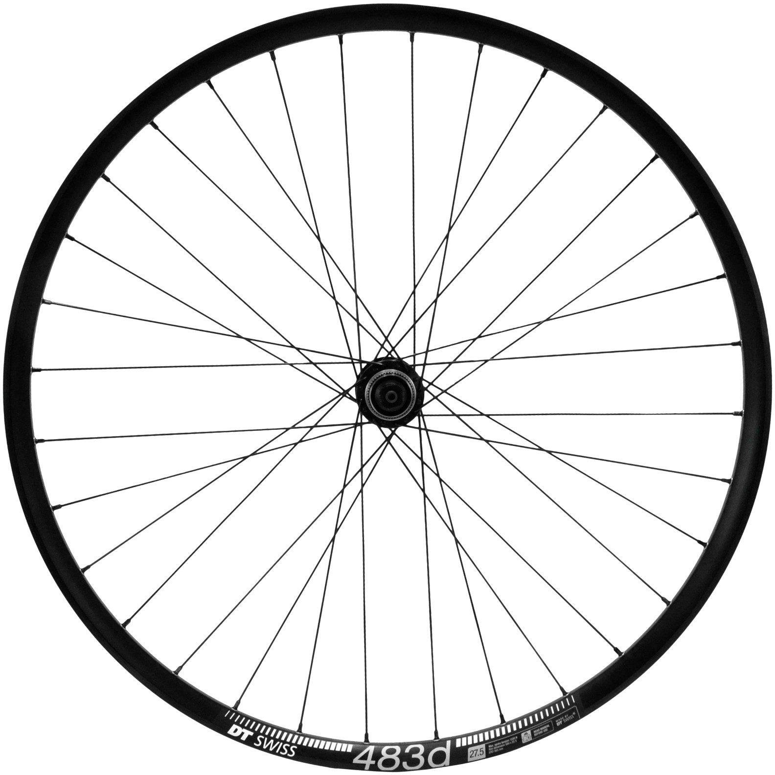 DT SWISS FRONT Wheel DT483D  27.5'' / SLX Disc (15x100mm) Black (SLXDSVDT483DCOS)