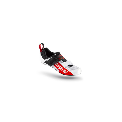 Suplest Edge/3 Triathlon Carbon Comp Road Shoes Neon Orange Black White Size 40 