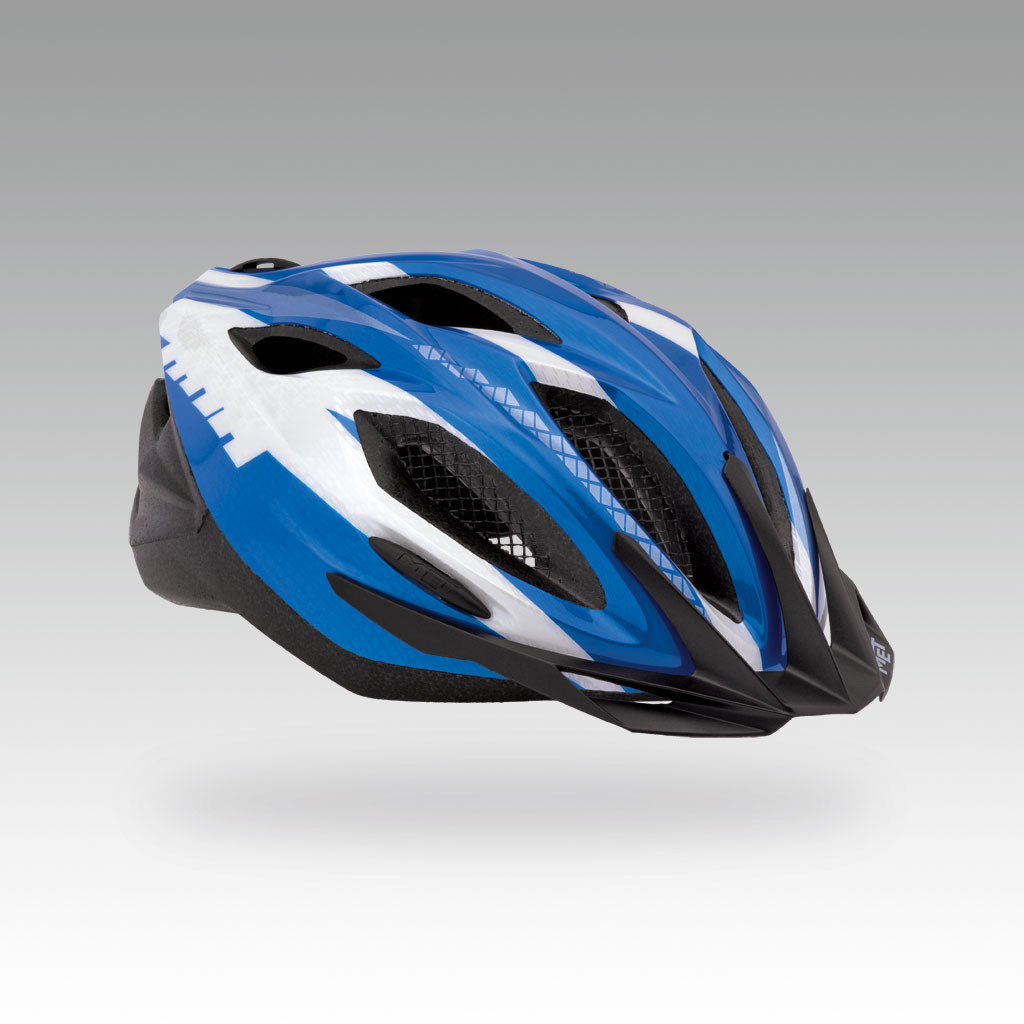 MET Helmet Xilo - Unisize (54 - 61cm) - Blue/Black