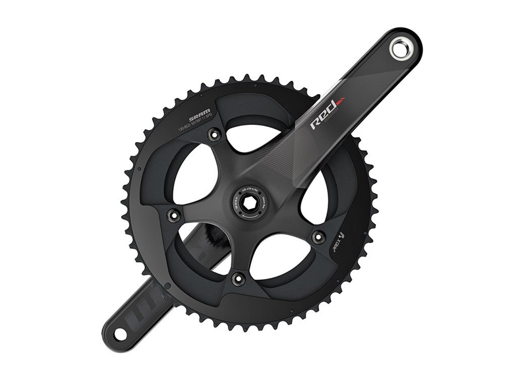 SRAM Chainset RED22 EXOGRAM 11sp 53/39T BB386 175mm w/o BB Black (00.6118.445.003)