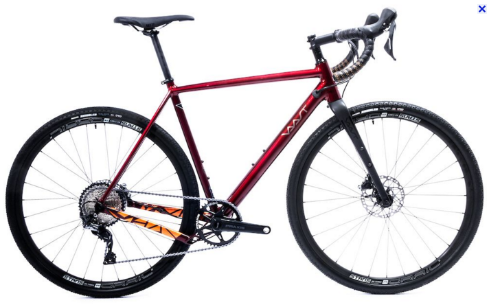 VAAST COMPLETE BIKE A/1 700C -GRX -58cm- Gloss Red Size XL (810031650040)