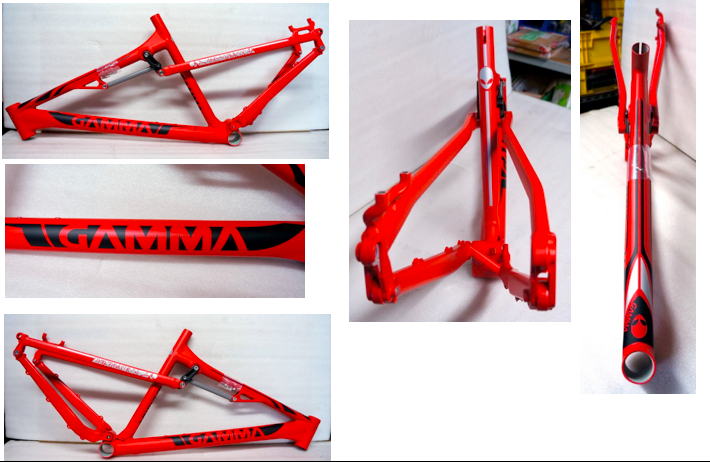 GAMMA Frame Full Suspension 29" Matt Red Size XL