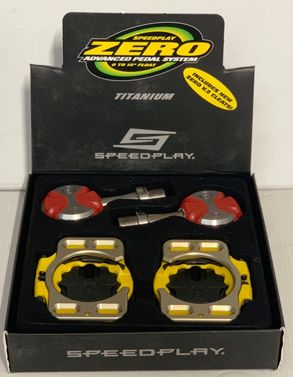 SPEEDPLAY Pair pedals ZERO Titanium Red (11025)