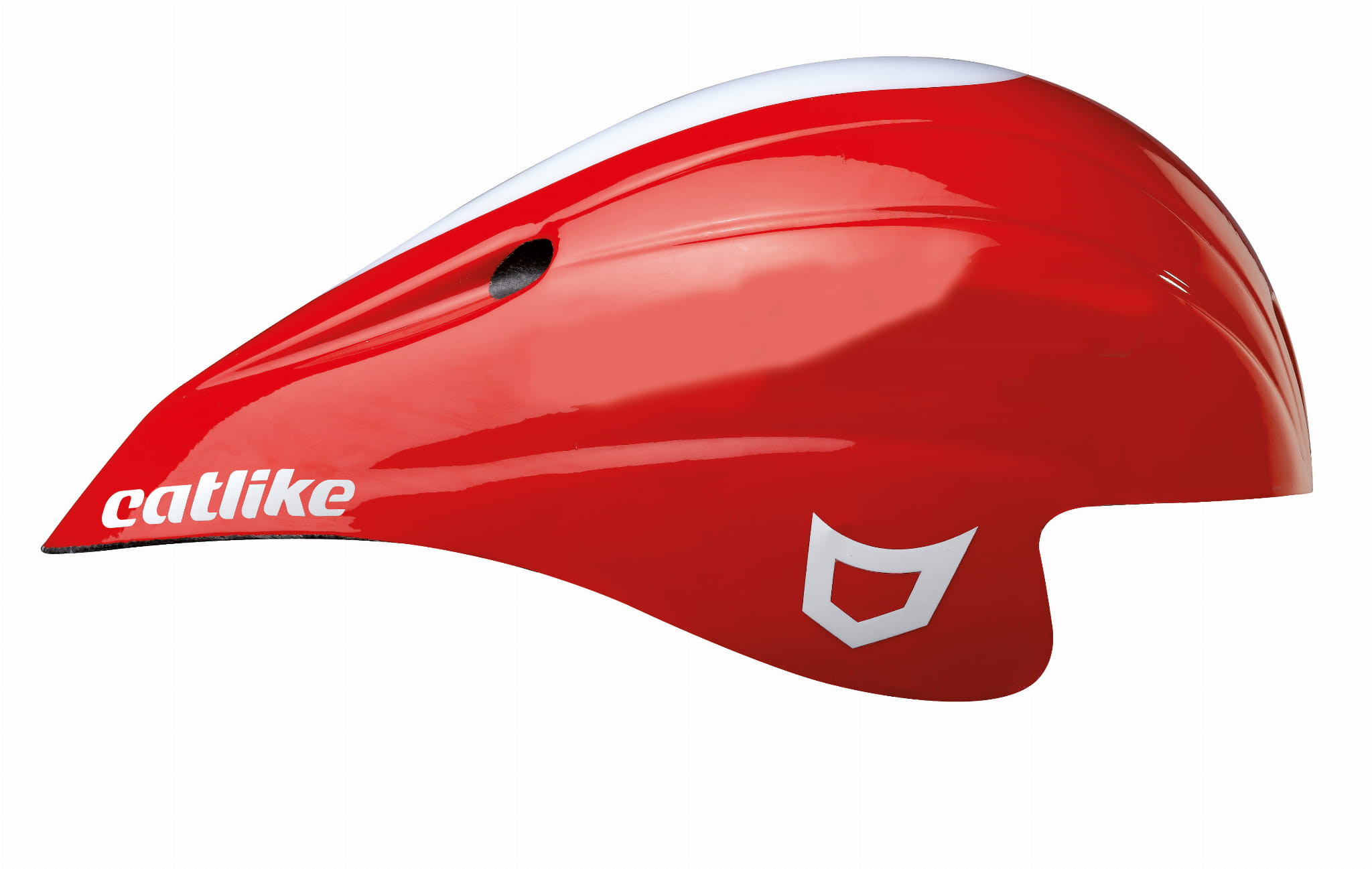 CATLIKE Helmet CHRONO AERO PLUS Unisize Red/White (0120004MT/0120002MT)
